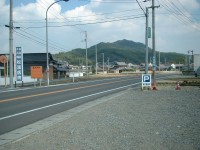 橋村生麺所の駐車場
